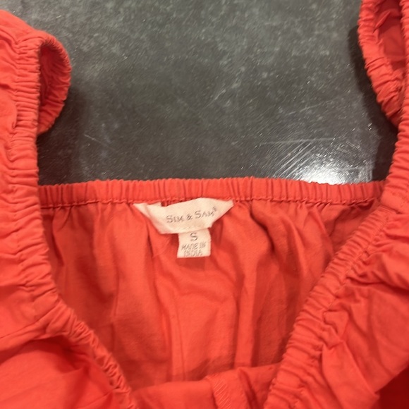 NWOT Sim and Sam Crop Top Small - Picture 2 of 7